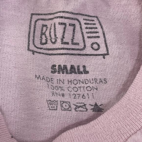 Pink Strawberry Milk T-shirt Sz S Japanese Buzz Anime 100% Cotton Geek - Picture 3 of 5